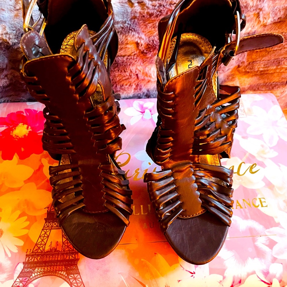 Dark brown heels